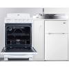 imageSummit 54quot AllinOne Kitchenette with Electric Coil Range RefrigeratorFreezer Sink White ACK54COILW