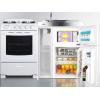 imageSummit 54quot AllinOne Kitchenette with Gas Range RefrigeratorFreezer Sink White ACK54GASW