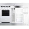 imageSummit 54quot AllinOne Kitchenette with Gas Range RefrigeratorFreezer Sink White ACK54GASW