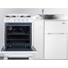 imageSummit 54quot AllinOne Kitchenette with Gas Range RefrigeratorFreezer Sink White ACK54GASW