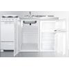 imageSummit 60quot AllinOne Kitchenette with Gas Range RefrigeratorFreezer Sink White ACK60GASW