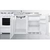 imageSummit 72quot AllinOne Kitchenette with Gas Range RefrigeratorFreezer Sink White ACK72GASW