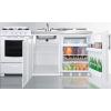 imageSummit 72quot AllinOne Kitchenette with Gas Range RefrigeratorFreezer Sink White ACK72GASW
