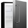 imageSummit Appliance ALFZ37BSSTB Builtin Undercounter ADA Compliant Residential AllFreezer in Black with Stainless Steel Door Towel Bar Handle Door Storage Adjustable Thermostat and Manual DefrostStainless Steel