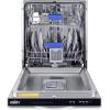 imageSummit Appliance DW242WADA 24quot Wide ENERGY STAR Certified ADA Compliant Builtin Dishwasher with White Door Top Control Panel Pro Style Handle Stainless Steel Interior Made in EuropeStainless Steel