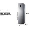 imageSummit Appliance FFBF181ES2 24quot Wide Bottom Freezer Refrigerator Stainless Steel Door ENERGY STAR Certified Digital thermostats Made in EuropeSilver