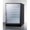 imageSummit Appliance FFBF247SSIM 24 in Counter Depth Bottom Freezer Refrigerator44 Platinum