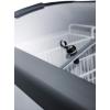 imageSummit Appliance FOCUS151 Commercial Curved Top Chest Freezer Angled Top Digital Thermostat Sliding Glass Lid Manual Defrost Removable Lock 3quot Thick Insulation 148 cuft Capacity