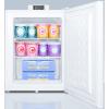 imageSummit Appliance FS30L7NZ Commercially Approved Nutrition Center Series Compact Allfreezer in White with Front Lock and NIST Calibrated Digital Temperature Display Manual Defrost