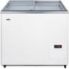 imageSummit Appliance NOVA22 Flat Top Commercial 72 CuFt Chest Freezer with Sliding Glass Lid Digital Thermostat Defrost Drain Removable Lock FanCooled Compressor Novelty Baskets and CastersGray White