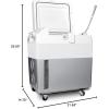 imageSummit Appliance SPRF36M2 Portable 12V24V Medical Cooler Capable of Operating as Refrigerator 28C or Freezer 15C with FactoryInstalled Lock Strap Handle and Four PreInstalled Wheels
