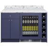 imageSummit Bar Cabinet with Beverage Center and Wine Storage All in One Bar with Refrigerator White MESAWH35Blue