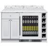 imageSummit Bar Cabinet with Beverage Center and Wine Storage All in One Bar with Refrigerator White MESAWH35White