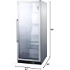 imageSummit SCR1156CSS Beverage Refrigeration GlassStainlessSteelGlassStainlessSteel