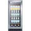 imageSummit SCR1536BGCSS Undercounter Beverage Refrigeration GlassStainlessSteelGlassStainlessSteel