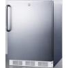 imageVT65MLCSS 24quot Medically Approved Upright Freezer with 35 cu ft Capacity Fully Finished Cabinet Factory Installed Lock Three Removable Storage Drawers and 25C Operation in Stainless Steel