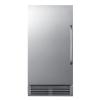 imageSummit 15quot Clear Ice Maker 50 lb Production Capacity Energy Star Stainless Steel BIM44GCSSStainless Steel