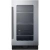 imageSummit 18 Wide Beverage Center 32 cuft Capacity Stainless Steel ampamp Glass CL181WBV