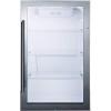 imageSummit 19 Beverage Center 313 cuft Capacity Shallow Depth Outdoor Refrigerator Stainless Steel Glass Door SPR489OSCSSStainless Steel