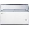 imageSummit 46quot Ice Cream Chest Freezer with 2 Sliding Tempared Glass Lids  Commercial Display Case for Store Supermarket  141 Cu Ft 4 Wire Baskets 53quotW x 2725quotD x 46quotH Steel White 115V NSF