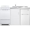 imageSummit 60quot AllinOne Kitchenette with Electric Coil Range RefrigeratorFreezer Sink White ACK60COILWWhite