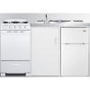 imageSummit 60quot AllinOne Kitchenette with Gas Range RefrigeratorFreezer Sink White ACK60GASW