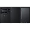 imageSummit Appliance CWSUITE64R 64quot Wide Casework Suite Black Refrigerator and Microwave Included ADA Compliant Countertop Height 27 cuft AllRefrigerator Leveling Legs Versatile Configuration