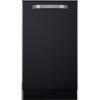 imageSummit Appliance DW18SS4ADA 18 Inch Wide BuiltIn Dishwasher ADA Compliant  Stainless Steel 5 Cycles Ultra Quiet Performance Front Control PanelBlack