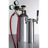 imageSummit Appliance KITSBC7KOMTWIN Commercial Dual Tap Tapping Equipment with CO2 5 lb Tank to Serve Kombucha From Most Beer Dispensers Stainless Steel ConstructionStainless Steel