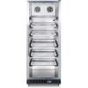 imageSummit Appliance SCR1156RI Commercial Beverage Merchandiser with Stainless Steel Interior SelfClosing Door Sheet Pans and Adjustable Tray Supports Digital Thermostat and Removable Dolly
