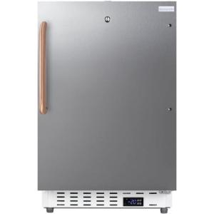 imageAccucold 20quot Wide Builtin Vaccine AllFreezer with Stainless Steel Door Copper Handle and Lock Adjustable Digital Thermostat Open Door Alarm 100 CFC Free