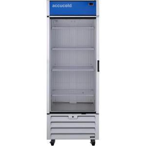 imageAccucold AFG26MLLH 30quot Wide Healthcare Freezer 2134 cuft Capacity Automatic Defrost Glass Door White Cabinet Left Hand Door Swing Digital Thermostat LED Lighting Fancooled Interior