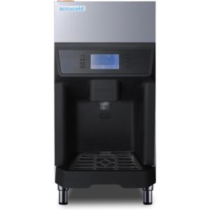 imageAccucold Commercial Ice ampamp Water Dispenser Countertop 220 lbs Nugget Ice Production Per Day 62 lbs of Storage Energy Star Certified  AIWD220