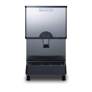 imageAccucold Commercial Ice ampamp Water Dispenser Countertop 282 lbs Nugget Ice Production Per Day 11 lbs of Storage Filter Kit Included AIWD282FLTRStainless Steel