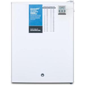 imageAccucold FS30L7PLUS2 19Inch Wide Compact AllFreezer  White Commercially Approved NIST Calibrated Thermometer Factory Installed Lock RHD Right Door Swing CARB Compliant
