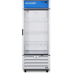 imageAccucold SCR1802G 30quot Wide Commercial Beverage Refrigerator 1626 cuft Capacity Automatic Defrost Designed for use in Commercial Establishments HighLow Temperature Alarm Selfclosing Door