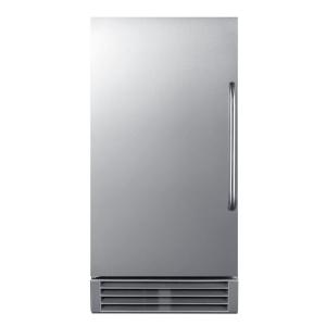 imageSummit 15quot Clear Ice Maker 50 lb Production Capacity Energy Star Stainless Steel BIM44GCSSStainless Steel
