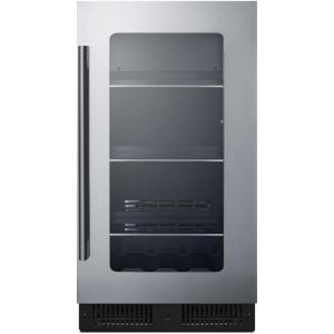 imageSummit 18 Wide Beverage Center 32 cuft Capacity Stainless Steel ampamp Glass CL181WBV
