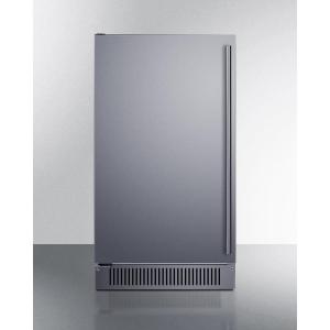 imageSummit 18quot Clear Ice Maker 60 lb Production Capacity ADA Compliant Stainless Steel BIM182ADALHD Left Handed Door SwingLeft Hand Door