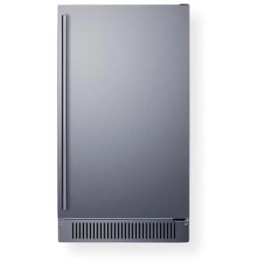 imageSummit 18quot Clear Ice Maker 60 lb Production Capacity ADA Compliant Stainless Steel BIM182ADALHD Left Handed Door SwingRight Hand Door