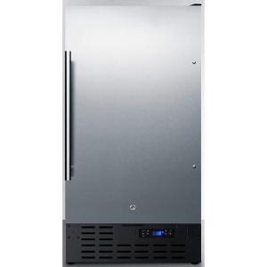imageSummit 18quot Ice Maker Drain Free 8 lb Production Capacity ADA Compliant Stainless Steel  BIM18SSADAStainless Steel