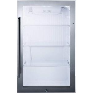 imageSummit 19 Beverage Center 313 cuft Capacity Shallow Depth Outdoor Refrigerator Stainless Steel Glass Door SPR489OSCSSStainless Steel