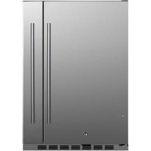 imageSummit 24 Shallow Depth Refrigerator Builtin Outdoor Refrigerator 313 cuft Capacity Storage Stainless Steel SPR196OS24