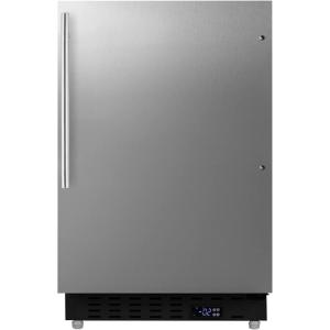 imageSummit Appliance ALFZ37BSSHV 20quot Wide BuiltIn AllFreezer ADA Compliant ADjustable Thermostat BuiltIn Capable Temperature Alarms 3quot Thick Door 268 cuft Capacity Manual Defrost