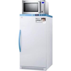 imageSummit Appliance MLRS8MCLKSCM1000SS MOMCUBE RefrigeratorMicrowave Combination for Easy Storage of Breast Milk and Sanitation of Pumping Equipment