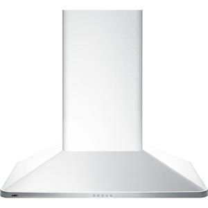 imageSummit Appliance SEH3630SS 30quot Wide WallMounted Range Hood Stainless Steel Finish Multispeed Fan 6quot Round Ducting Cord Included LED Lighting Bulbs Included Adjustable Height