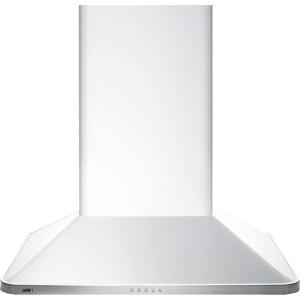 imageSummit Appliance SEH3636SS WallMounted 36quot Wide Range Hood Stainless Steel Finish Convertible Design Intuitive Controls 400 CFM Filter Included 6quot Round Ducting LED Lighting Multispeed Fan