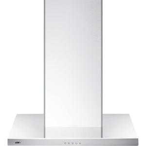 imageSummit Appliance SEH4636SS WallMounted 36quot Wide Range Hood Stainless Steel Finish Filter Included Multispeed Fan 400 CFM 6quot Round Ducting LED Lighting Adjustable Height Intuitive Controls