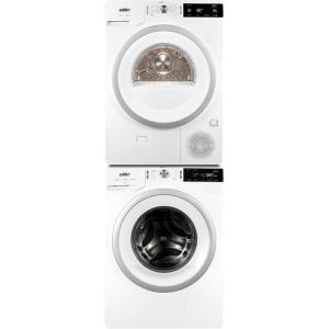 imageSummit Appliance SLS24W3P WasherHeat Pump Dryer Combination Combines SLW241W Washer ampamp SLD242W Heat Pump Dryer