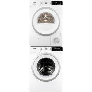 imageSummit Appliance SLS24W4P WasherHeat Pump Dryer Combination Combines SLW241W Wash ampamp SLD242W Heat Pump Dryer White